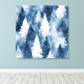 Toile Forêt hivernale de Silent Pines (Insitu (Plancher de Bois))