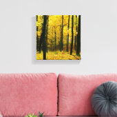 Toile Forêt jaune d'automne (Insitu(Salon))