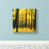Toile Forêt jaune d'automne (Insitu (Plancher de Bois))