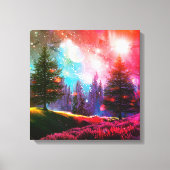 Toile Forêt magique la nuit (Recto)