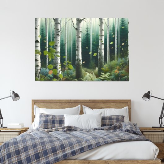Toile Forêt Mystique (Insitu(Chambre))
