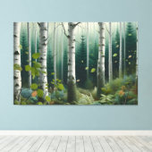 Toile Forêt Mystique (Insitu (Plancher de Bois))