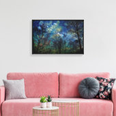 Toile Forêt Mystique La Nature Étoiles Céleste 12x18 (Insitu(Salon))