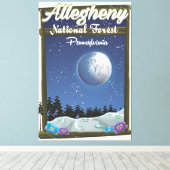 Toile Forêt nationale Allegheny Pennsylvanie (Insitu (Plancher de Bois))