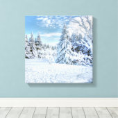 Toile Forêt neigeuse (Insitu (Plancher de Bois))