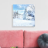 Toile Forêt neigeuse (Insitu(Salon))