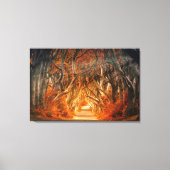 Toile Forêt noire étonnante de haies (Recto)