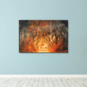 Toile Forêt noire étonnante de haies (Insitu (Plancher de Bois))