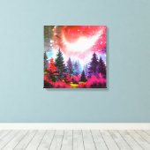 Toile Forêt spatiale magique (Insitu (Plancher de Bois))