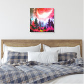 Toile Forêt spatiale magique (Insitu(Chambre))