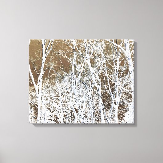 Toile Forêt squelettique (Recto)