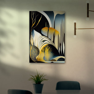 Toile Forêt surréelle