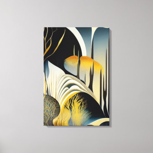 Toile Forêt surréelle (Recto)