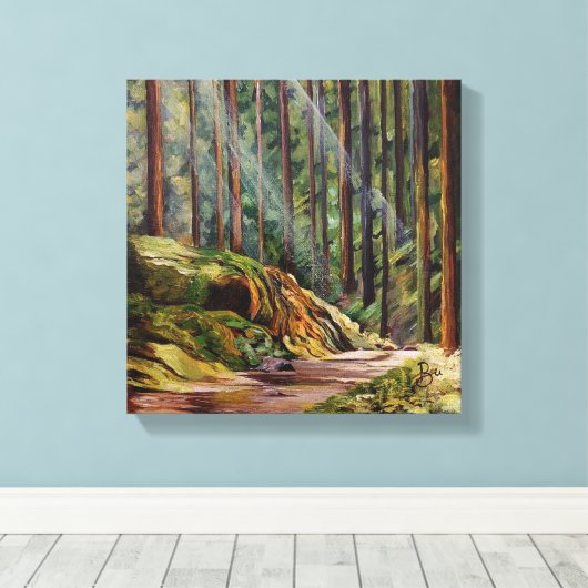 Toile Forêt Trail Adventure (Insitu (Plancher de Bois))