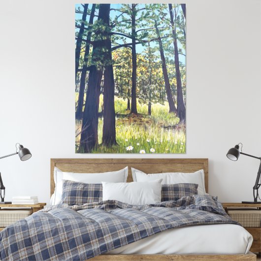 Toile Forêt verte d'automne (Insitu(Chambre))
