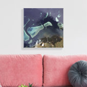 Toile Forêt verte profonde sur terre (Insitu(Salon))