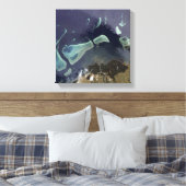 Toile Forêt verte profonde sur terre (Insitu(Chambre))