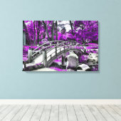 Toile Forêt violette Dreamscape (Insitu (Plancher de Bois))