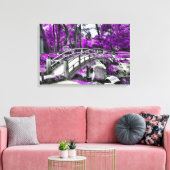 Toile Forêt violette Dreamscape (Insitu(Salon))