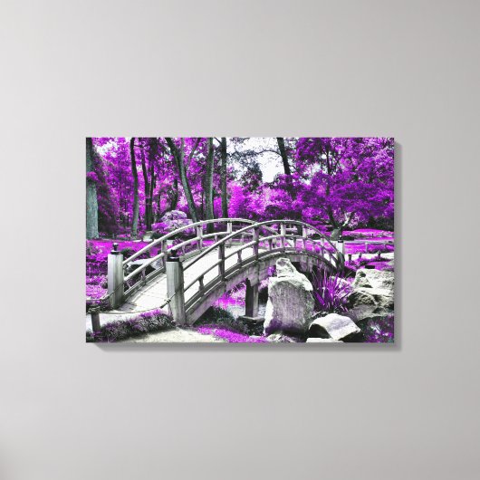 Toile Forêt violette Dreamscape (Recto)