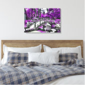 Toile Forêt violette Dreamscape (Insitu(Chambre))