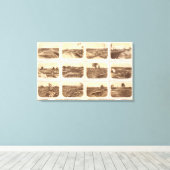 Toile Forêts, batteries, Atlanta, Ga (Insitu (Plancher de Bois))