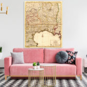Toile Forêts et établissements français (Insitu(Salon))