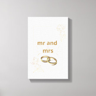 Toile Forever Commence aujourd'hui - Art Mur Mariage