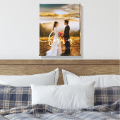 Toile Forever design élégant superposition photo mariage (Insitu(Chambre))