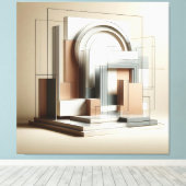 Toile Forme Sculpturale Architecturale (Insitu (Plancher de Bois))