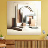 Toile Forme Sculpturale Architecturale (Insitu(Salon))