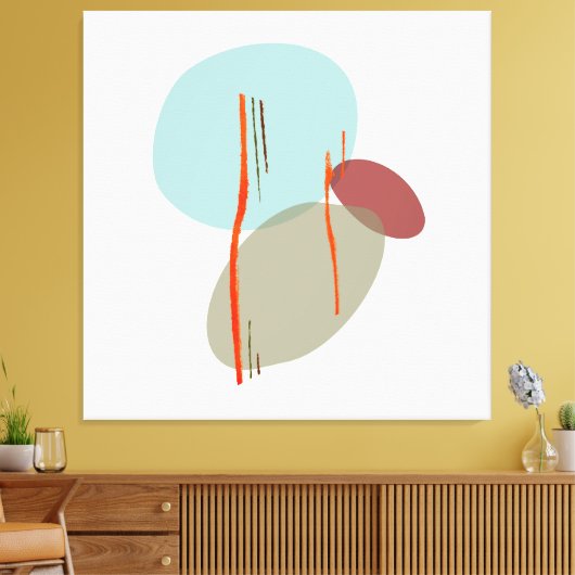 Toile Formes Boho (Insitu(Salon))