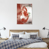 Toile Formes circulaires contre arrière - plan léger (Insitu(Chambre))