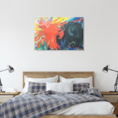 Toile Formes de combat (1914) par Franz Marc (Insitu(Chambre))