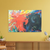 Toile Formes de combat (1914) par Franz Marc (Insitu(Salon))