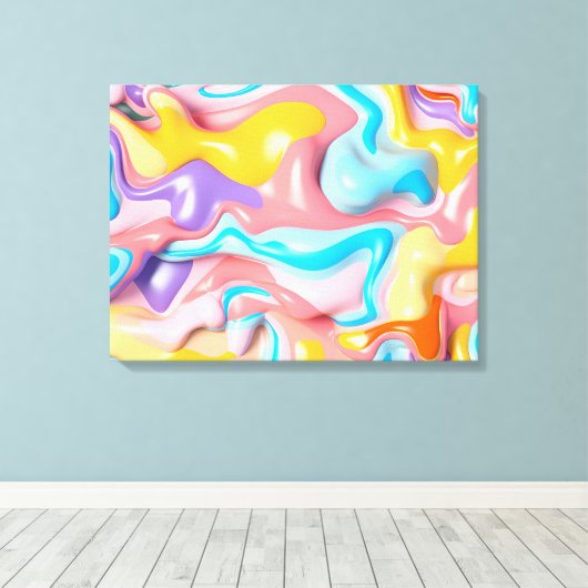 Toile Formes de fluide plastique (Insitu (Plancher de Bois))