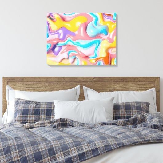 Toile Formes de fluide plastique (Insitu(Chambre))