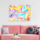 Toile Formes de fluide plastique (Insitu(Salon))
