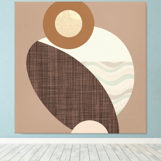 Toile Formes de terre (Insitu (Plancher de Bois))