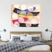 Toile Formes flottantes, art abstrait, (Insitu(Chambre))