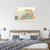Toile Formes géologiques Penn (Insitu(Chambre))