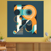 Toile Formes géométriques Abstraites (Insitu(Salon))