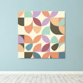 Toile Formes géométriques Abstraites Jazz (Insitu (Plancher de Bois))