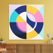 Toile Formes géométriques Abstraites modernes (Insitu(Salon))