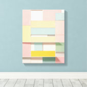 Toile Formes géométriques Art moderne coloré enveloppé C (Insitu (Plancher de Bois))