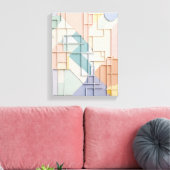 Toile Formes géométriques Art moderne coloré enveloppé C (Insitu(Salon))