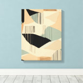 Toile Formes géométriques Art moderne coloré enveloppé C (Insitu (Plancher de Bois))