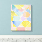 Toile Formes géométriques Art moderne coloré enveloppé C (Insitu (Plancher de Bois))