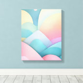 Toile Formes géométriques Art moderne coloré enveloppé C (Insitu (Plancher de Bois))