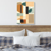 Toile Formes géométriques Art moderne coloré enveloppé C (Insitu(Chambre))